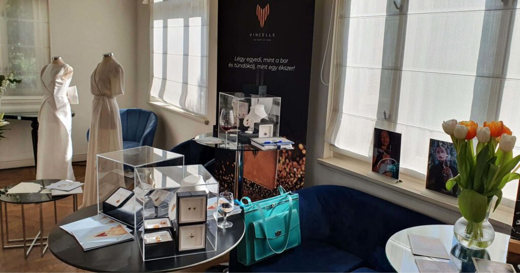 Vincells Borékszer a Haris Park esküvő kiállításán