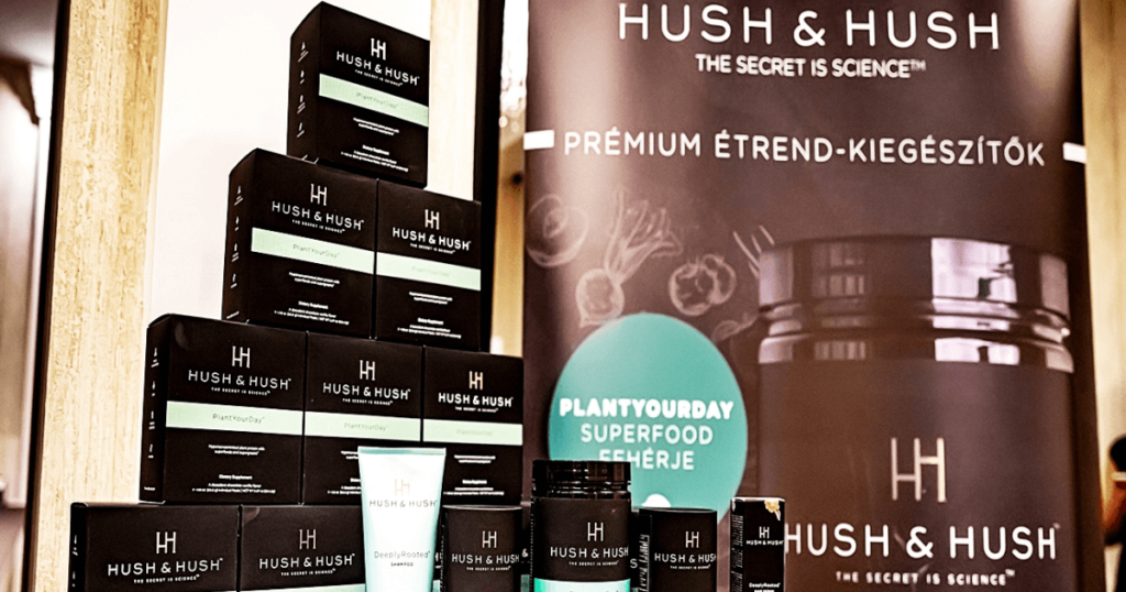 A Vincells csapata bemutatja a Hush&Hush prémium étrend-kiegészítőket, mert az egészség a legfontosabb.
